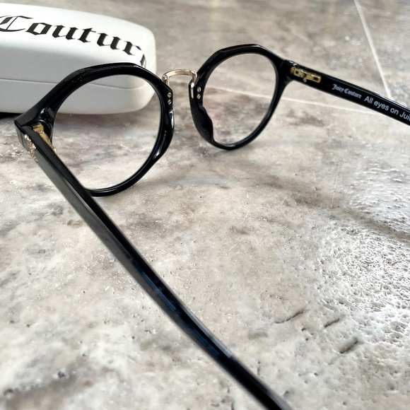Juicy Couture Black + Gold Glasses (Includes Original Case + Cleaning Cloth) - Picture 8 of 16